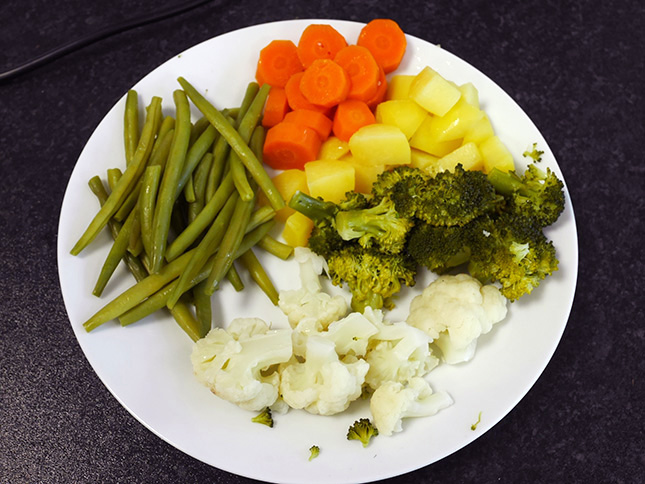 Le Cookeo Infinity réussit bien les légumes à la vapeur